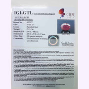 7.92 Ratti Natural New Burma Ruby with Govt Lab Certificate-(2331)